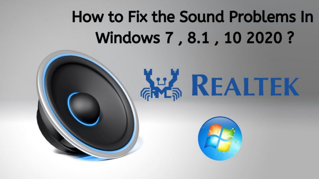 Fix Sound Problems in Windows 7