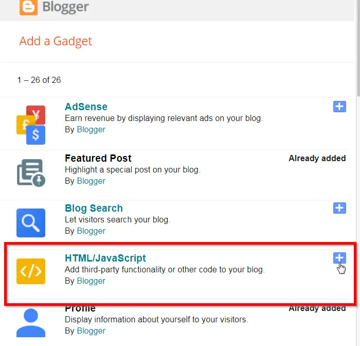 How to Add an Email Subscription Widget for Blogger