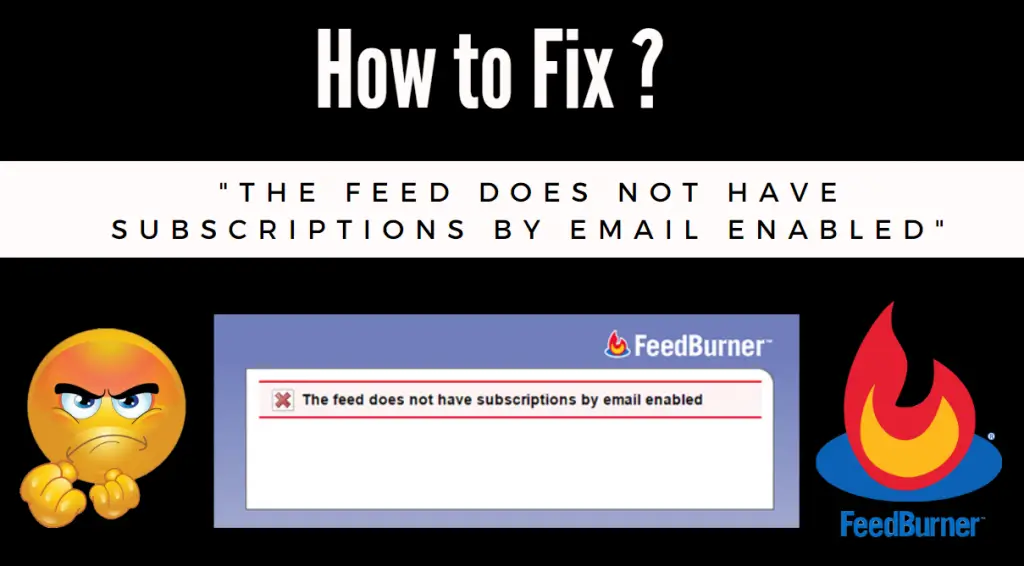 How to Fix "The Feed does not have Subscriptions by Email Enabled"