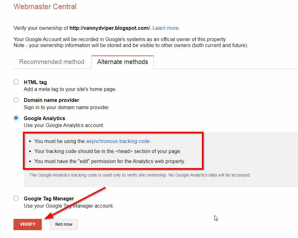 Google Search Console : 4 Simple Methods To Verify your Site 