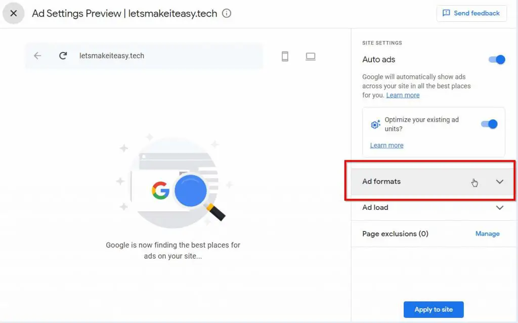 How to Turn On and Turn Off Vignette Ads in Google Adsense ?