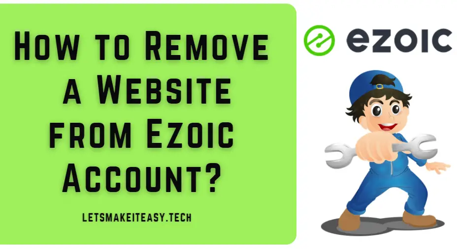 How to Remove/Delete a Website from Ezoic Account?