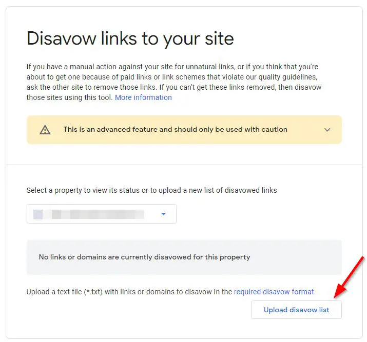 How to Disavow Backlinks in Google Search Console?