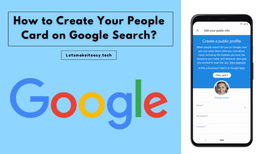 Add Me to Google Search: How to Create Your People Card on Google Search?