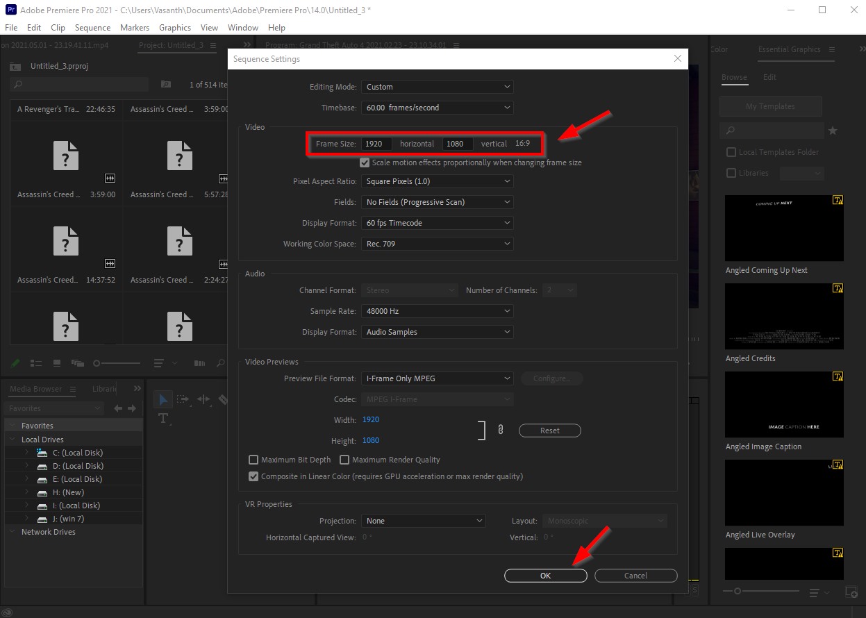 How To Change Video Frame Size In Adobe Premiere Pro Lets Make It Easy