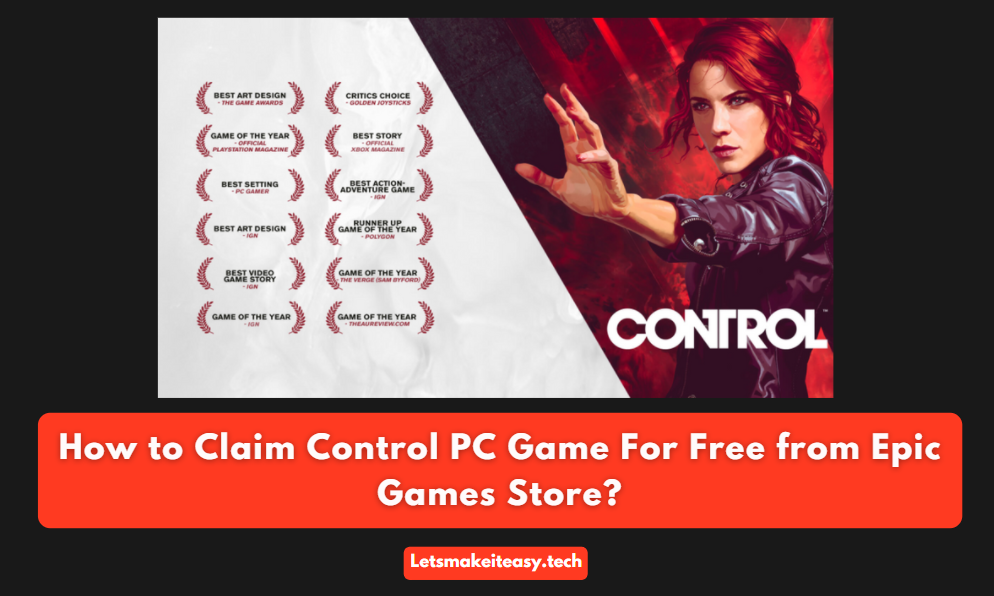How to Claim Control PC Game For Free from Epic Games Store?