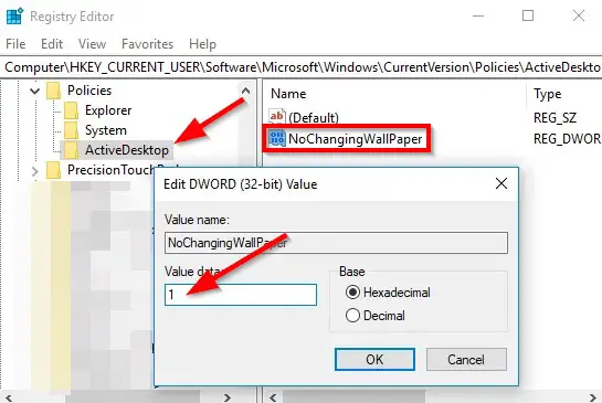 How to Fix Can't Change Desktop Background in Windows 7,8,8.1,10 &11?