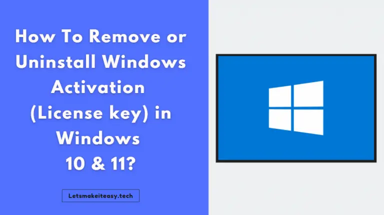 how to uninstall windows 10 license key