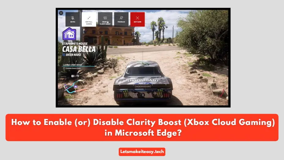 How to Enable (or) Disable Clarity Boost (Xbox Cloud Gaming) in Microsoft Edge?